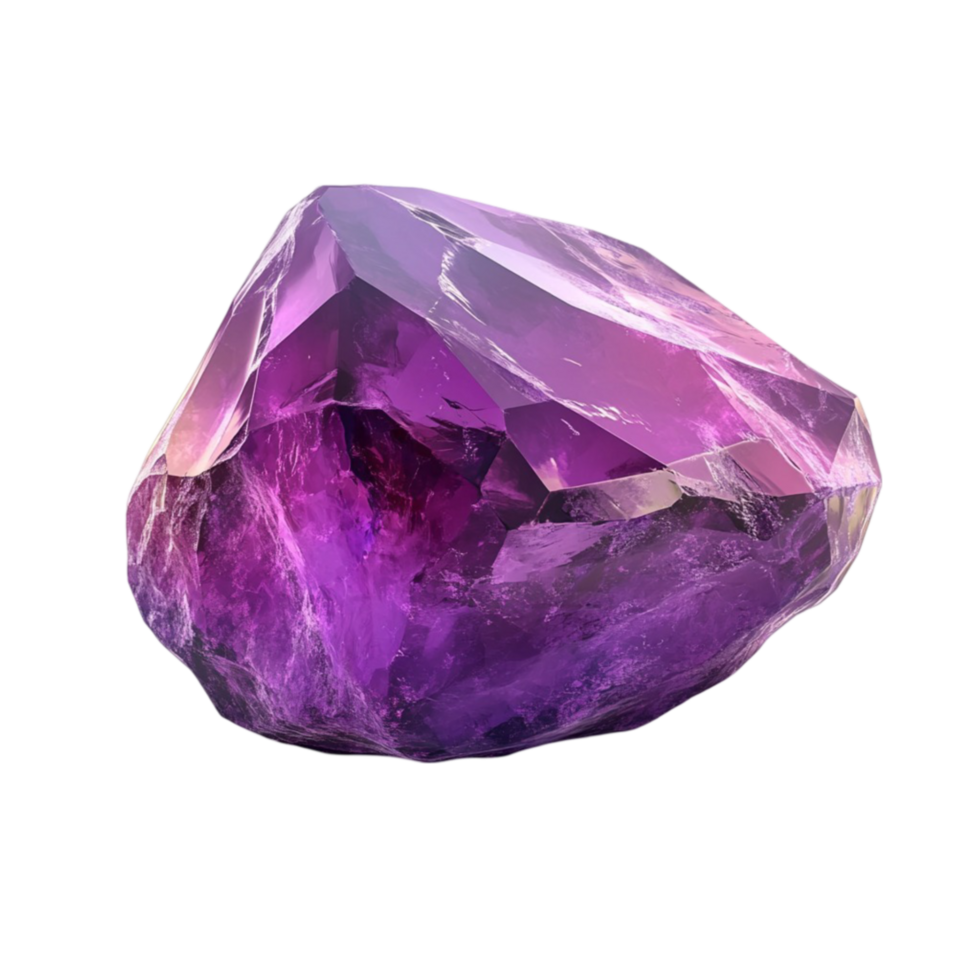 a transparent png of a purple crystal